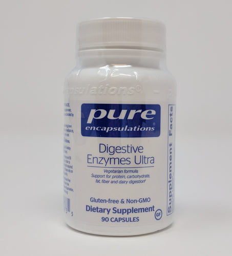 Digestive Enzymes Ultra by Pure Encapsulations 90 Caps. Vegetarian Formula