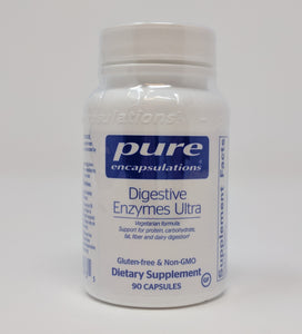 Digestive Enzymes Ultra by Pure Encapsulations 90 Caps. Vegetarian Formula
