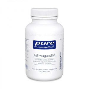 Ashwagandha 120's by Pure Encapsulations-Helps Cardiovascular, Immune, Joint, & Stress