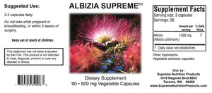 Albizia Supreme by Supreme Nutrition. Helps Anxiety, Depression, & Insomnia