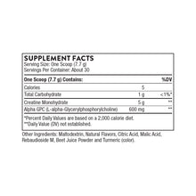 Creatine + Alpha GPC by Thorne Research. 8oz. Mind-and-Muscle Formula