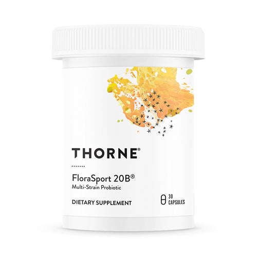 Florasport 20B Probiotic by Thorne Research. 30 Veggie Caps.