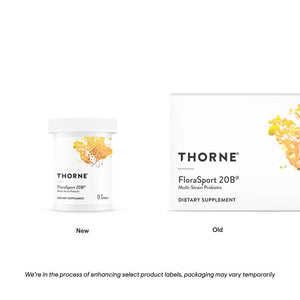 Florasport 20B Probiotic by Thorne Research. 30 Veggie Caps.
