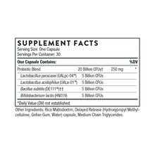 Florasport 20B Probiotic by Thorne Research. 30 Veggie Caps.