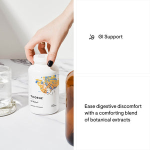 GI-Relief by Thorne. 180 Caps. Soothes/Supports Stomach and Esophagus. Formerly GI Encap