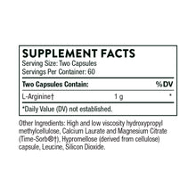 L-Arginine by Thorne. Sustained Release formally Perfusia-SR. 120 Veg Caps Men's Health