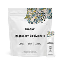 Magnesium Bisglycinate Powder Travel Pack by Thorne. 30 pack Promotes Restful Sleep and Muscle Relaxation