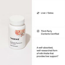 Milk Thistle Phytosome (formerly Siliphos) by Thorne. 60 caps. Liver Support.