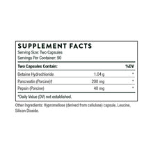 Multi Enzyme (formerly B.P.P.) by Thorne Research Betaine, Pancreatin, Pepsin. 180 Veggie Caps