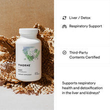 NAC by Thorne. (N-Acetylcysteine). Formerly Cysteplus. 180 Caps. 500mg.