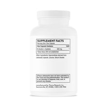 NAC by Thorne. (N-Acetylcysteine). Formerly Cysteplus. 180 Caps. 500mg.