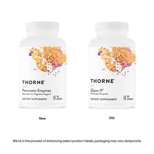 Pancreatic Enzymes (formerly Dipan-9) by Thorne. 180 Veg Cap. Pancreatic Enzymes. Lactose Free.