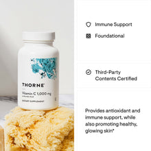 Vitamin C 1,000 was Ascorbic Acid One Gram by Thorne. For Skin, Immune, Wound Healing 60 Caps. Vit. C.