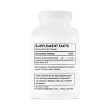 Vitamin C 1,000 was Ascorbic Acid One Gram by Thorne. For Skin, Immune, Wound Healing 60 Caps. Vit. C.