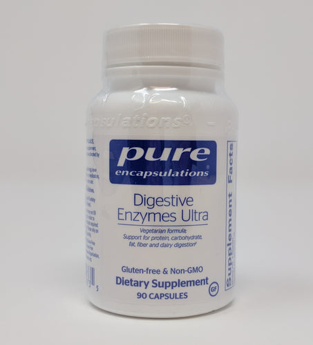 Digestive Enzymes Ultra by Pure Encapsulations 90 Caps. Vegetarian Formula