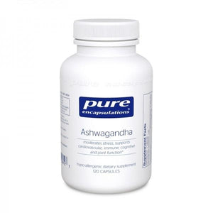 Ashwagandha 120's by Pure Encapsulations-Helps Cardiovascular, Immune, Joint, & Stress