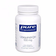 Ubiquinol-QH 100mg 60's by Pure Encapsulations. Active CoQ10. Antioxidant