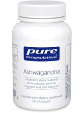 Ashwagandha 60s by Pure Helps Cardiovascular, Immune, Joint, & Stress