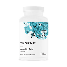 Ascorbic Acid One Gram by Thorne. For Skin, Immune, Wound Healing 60 Caps. Vit. C.