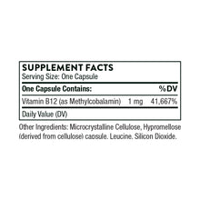 Vitamin B12 as Methylcobalamin by Thorne Research. Activated B12