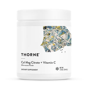 Cal Mag Citrate + Vitamin C (Effervescent Powder) By Thorne 7.5 oz. Calcium + Magnesium