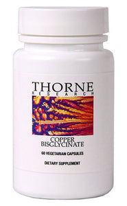 Copper Bisglycinate by Thorne Old Label