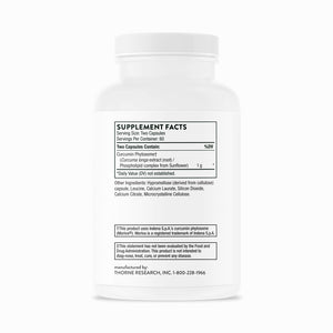 Curcumin Phytosone 120's (Large) By Thorne. 500mg Was Meriva 500-SF