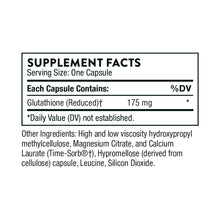 Glutathione-SR by Thorne Supplement Facts