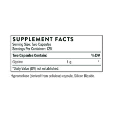 Glycine by Thorne Supplement Facts