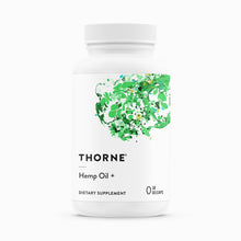Hemp Oil + by Thorne. 30 Caps. Synergistic Blend of Phytocannabinoids. CO2 Extracted.