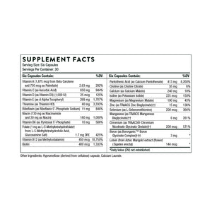 Men's Multi 50+ By Thorne. 180 caps. Multivitamin for Men Over 50.