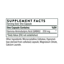 PharmaGABA-250 by Thorne Supplement Facts