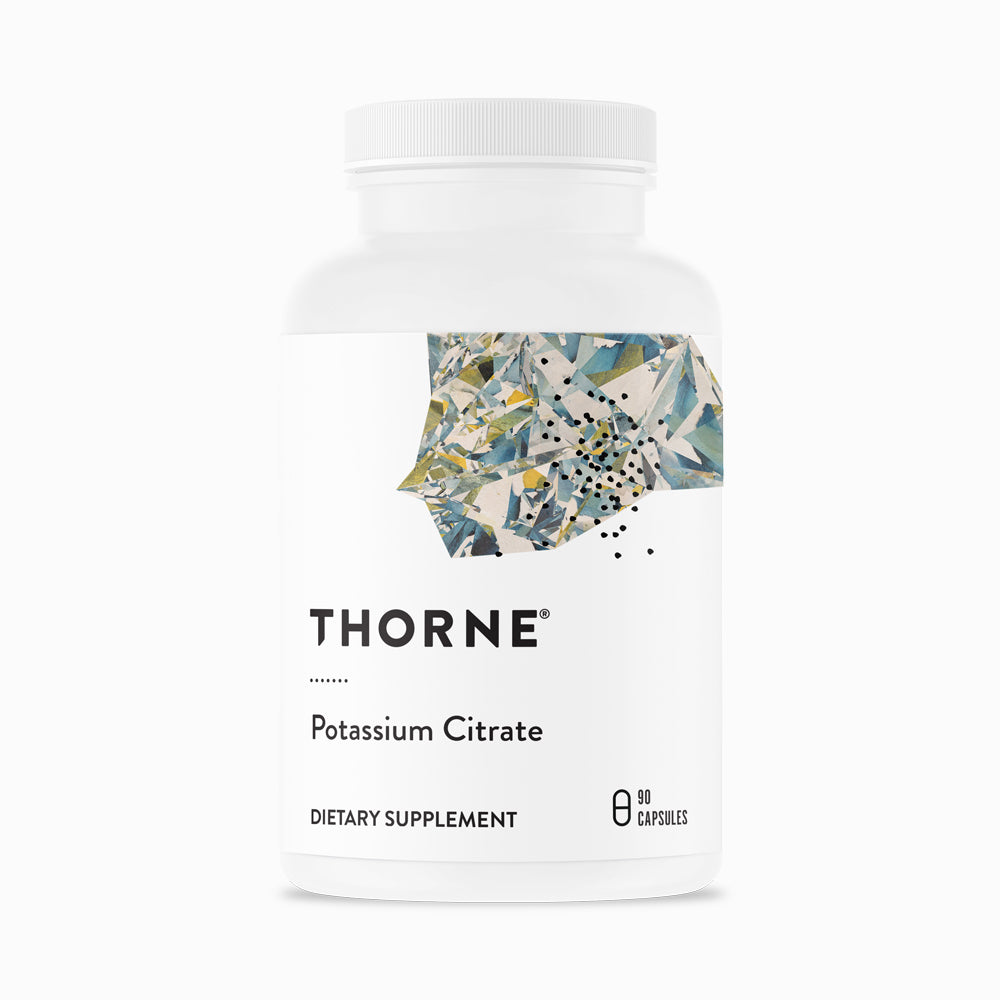 Potassium Citrate by Thorne Research. 90 Caps. Highly-Absorbable. Alkalizing
