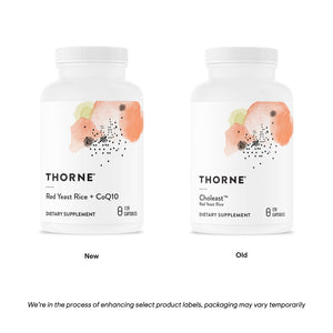 Red Yeast Rice + CoQ10 (formerly Choleast) by Thorne Research. For High Cholesterol with CoQ10