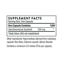 Sacro-B by Thorne Research. Saccharomyces Boulardii. 60 Caps. Probiotic Yeast.