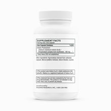Siliphos by Thorne Supplement Facts Label