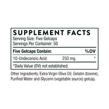 Undecylenic Acid (Was Formula SF722) By Thorne. 250 Gel. Anti-Yeast. Anti-Candida. 8x Stronger Than Caprylic Acid