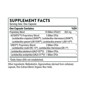 Women's Daily Probiotic by Thorne Research. Formulated for Women. 30 Veggie Cap