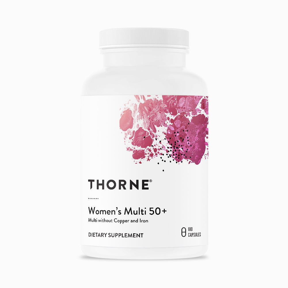 Women's Multi 50+ By Thorne. 180 caps. Multivitamin for Women Over 50.