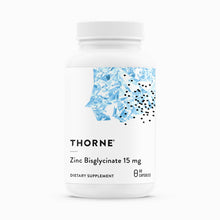 Zinc Bisglycinate 15 mg by Thorne Research. 60 veggie caps