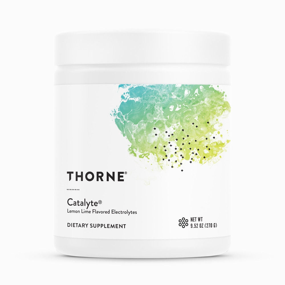 Catalyte by Thorne Research. Lemon-Lime Flavored Electrolyte Powder. 9.52 oz