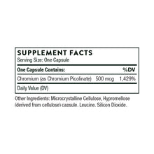 Chromium Picolinate by Thorne Research. 60 Caps. Helps Decrease Sugar Cravings