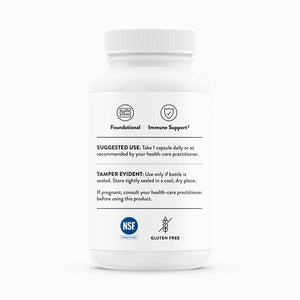 Zinc Picolinate 30mg by Thorne Research. 60 Caps Side Label