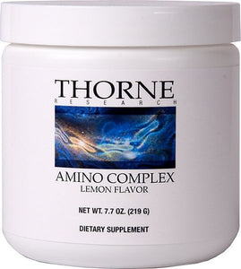 Amino Complex by Thorne Research. Lemon Flavor. 7.7 Ounce Powder