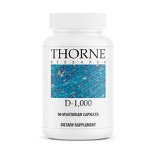 D-1,000 Vitamin D3 by Thorne Research. 90 caps. Low Dose.