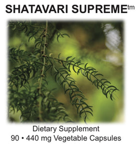 Shatavari Supreme by Supreme Nutrition. Female Hormone/Reproductive Tonic.