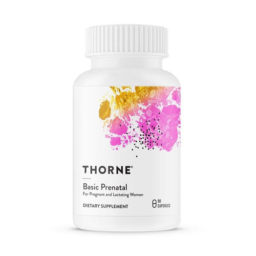 Basic Prenatal Multi Vitamin for Pregnancy/Lactating by Thorne. 90 Veg Caps.