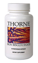 Iron Bisglycinate by Thorne Research. 60 Caps. Well-Absorbed, Non-Constipating.
