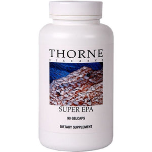 Super EPA Thorne Research Omega 3 Fish Oil.