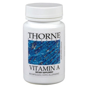 Vitamin A by Thorne Research.  90 Caps. Bone, Skin, Eye, Immune Support.